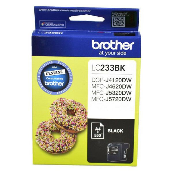 Picture of BROTHER LC - 233 BLACK INK CARTRIDGE