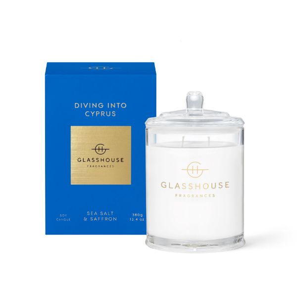 Picture of Glasshouse Fragrance Candle - Diving Into Cyprus 380g