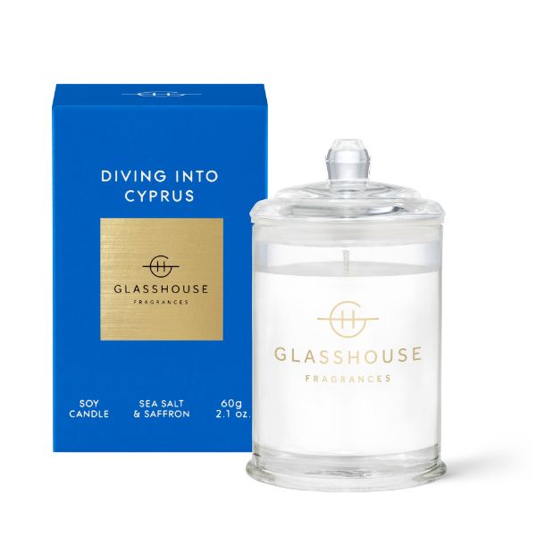 Picture of Glasshouse Fragrance Candle - Diving Into Cyprus 60g