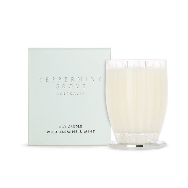 Picture of Peppermint Grove Candle 370g - Wild Jasmine & Mint