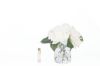 Picture of COTE NOIRE - HERRINGBONE FLOWER - BLUSH & WHITE ROSES - CLEAR -