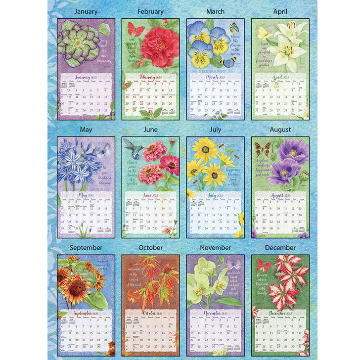 LANG Wall Calendar 2022 Botanical Inspirations by Jane