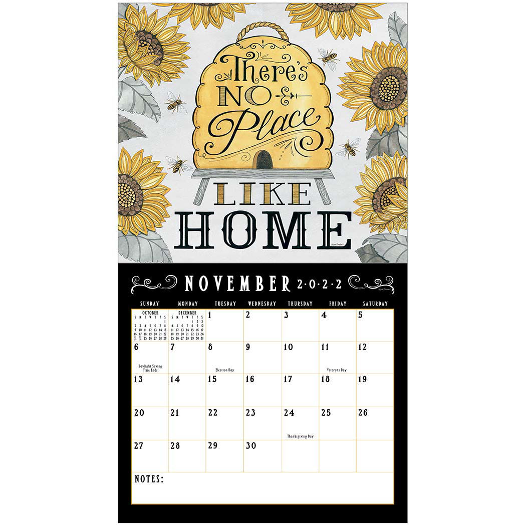 LEGACY Wall Calendar 2022 Beeutiful Life by Deb Strain