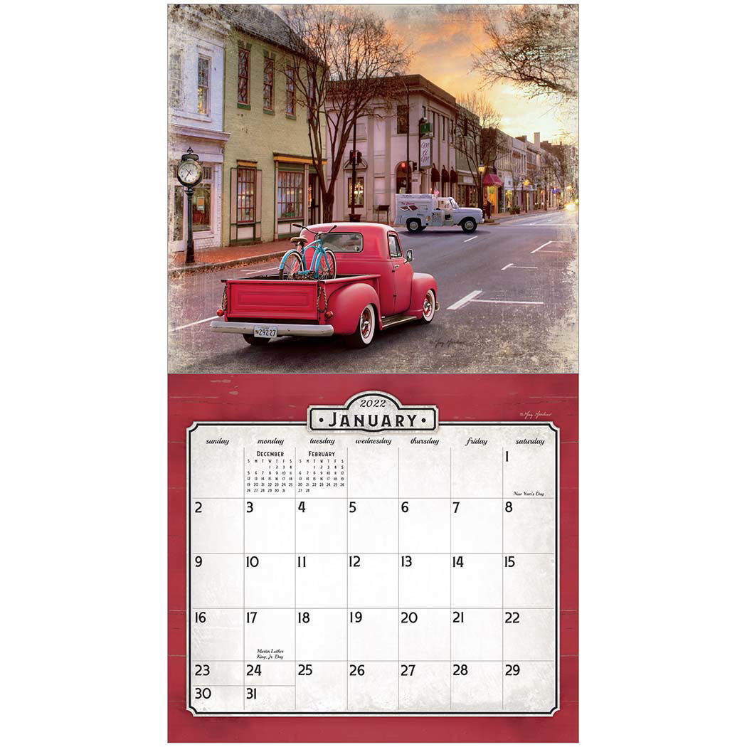 LEGACY Wall Calendar 2022 Nostalgic Main Street by Greg