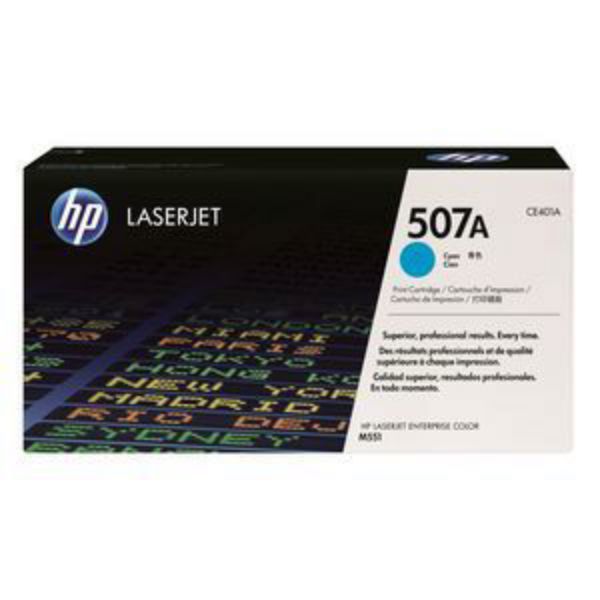 Picture of HP 507A Cyan Toner Cartridge - 6,000 pages