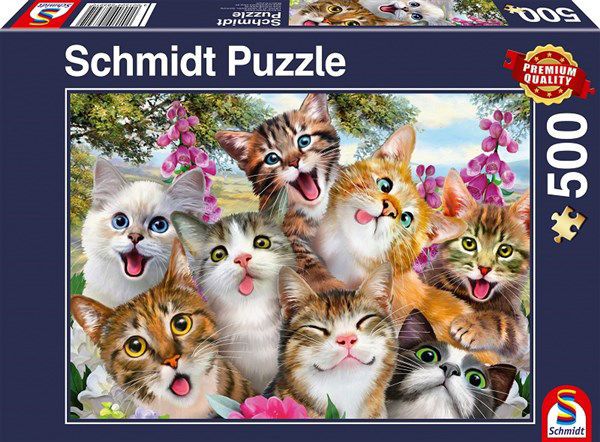 Picture of 500p Schmidt  Jigsaw Cat Selfie