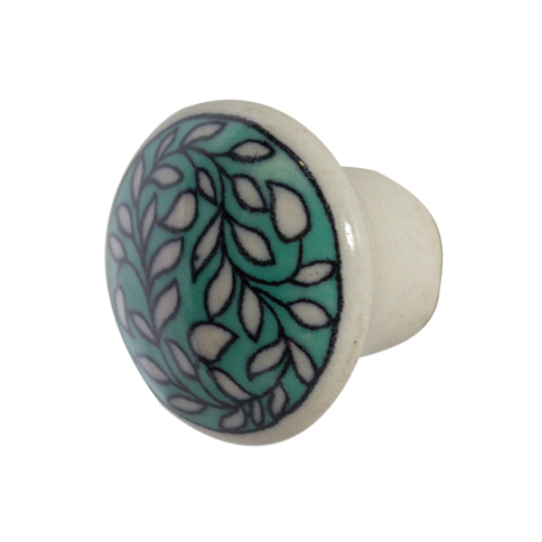 Picture of DOOR KNOB- CERAMIC JADE FEM