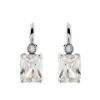 Picture of Sybella Jewellery Rhodium Baguette Earrings