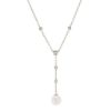 Picture of Sybella Jewellery Rhodium cz & Pearl Necklace