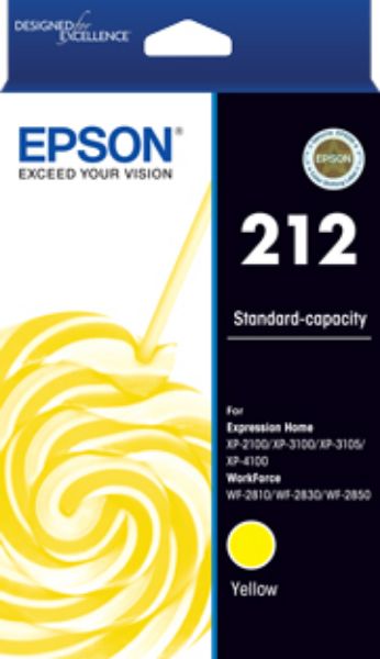 Picture of Epson 212 - Std Capacity - Yellow Ink Cartridge