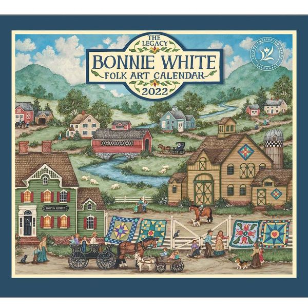 Picture of LEGACY Wall Calendar 2022 Bonnie White Folk Art by Bonnie White