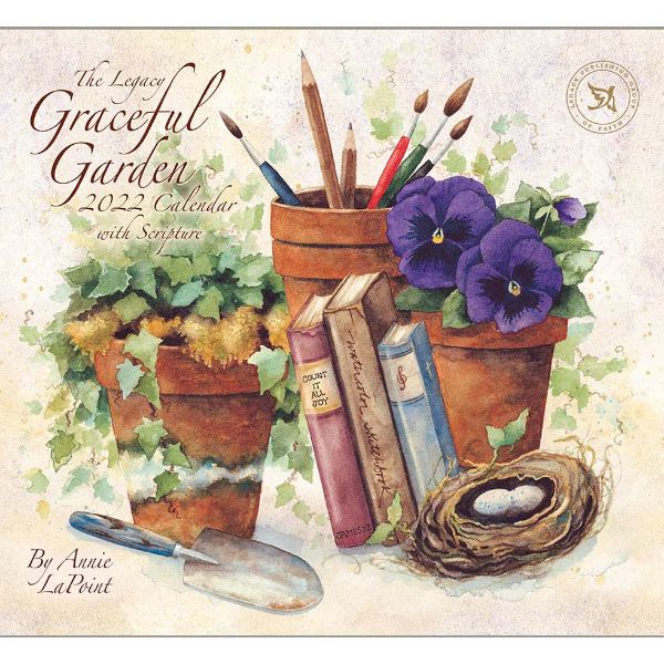 Picture of LEGACY Wall Calendar 2022 Graceful Garden by Annie LaPoint