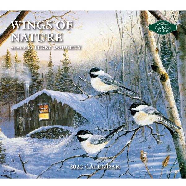 Picture of PINE RIDGE Wall Calendar 2022 Wings of Nature by Terry Doughty