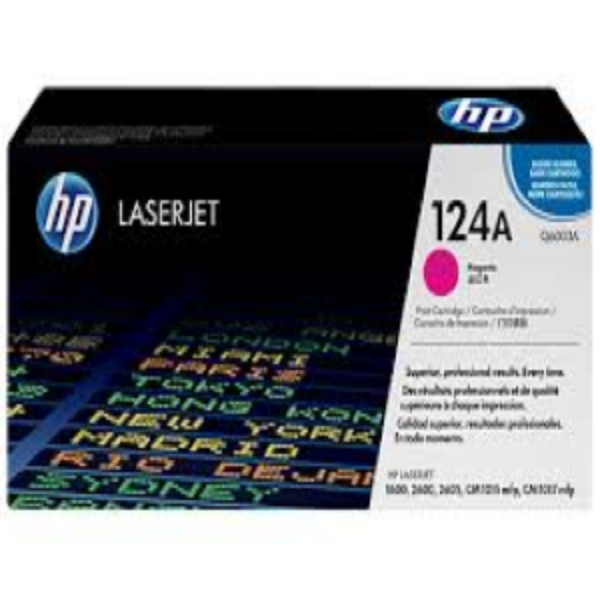 Picture of HP 124A Magenta Toner Cartridge Q6003A - 2,000 pages