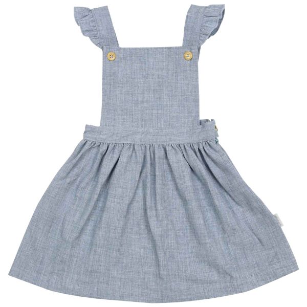 Picture of C1534B Frill Pinafore 2yr Blue