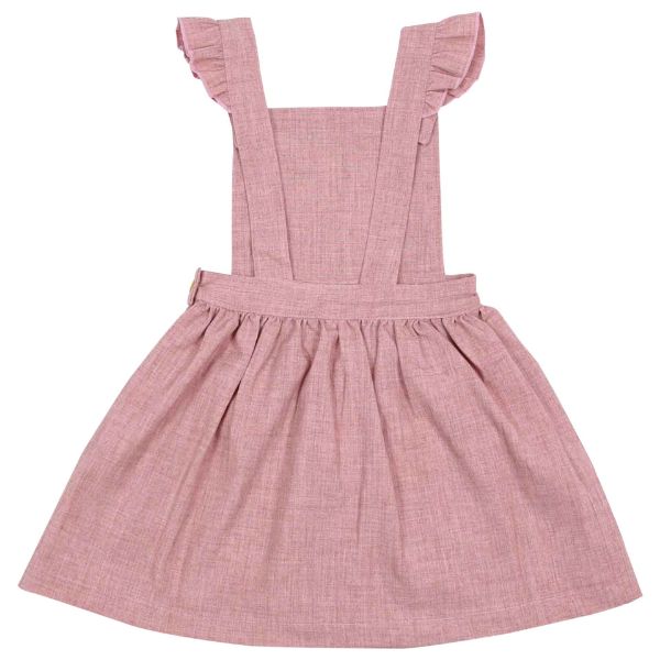 Picture of C1534B Frill Pinafore 2yr Pink