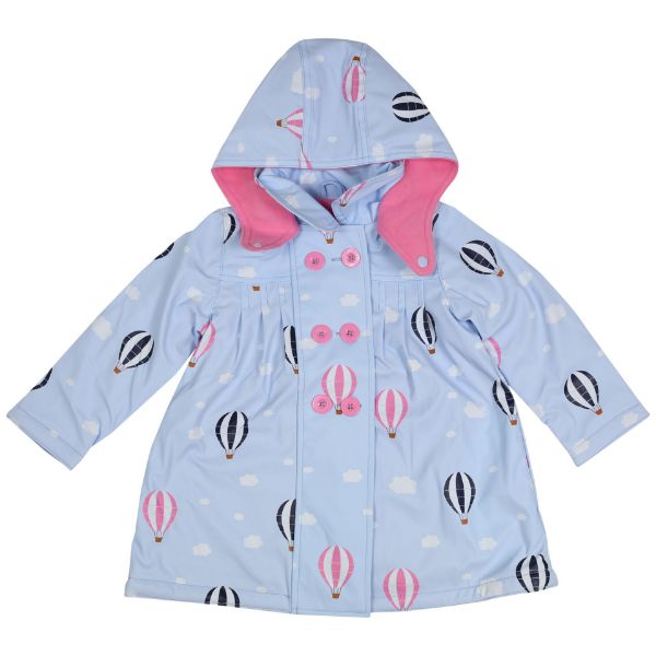 Picture of Raincoat - Hot Air Balloon Blue 3Y