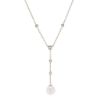 Picture of Sybella Jewellery Rhodium cz & Pearl Necklace