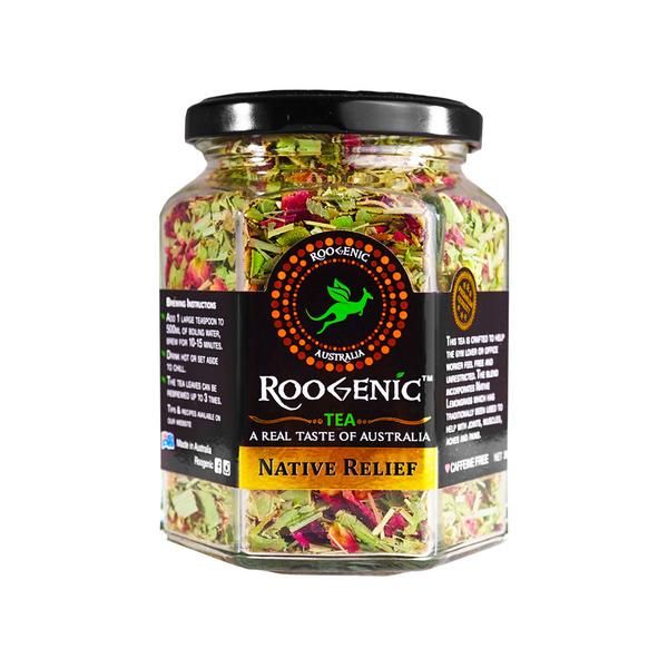 Picture of Roogenic Loose Leaf Jar Native Relief (Lemon Myrtle & Rose)