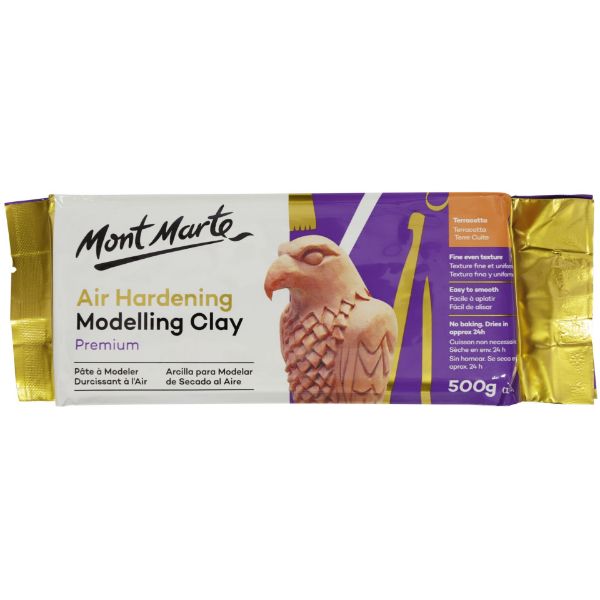 Picture of Mont Marte Air Hardening Modelling Clay - Terracotta