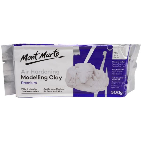 Picture of Mont Marte Air Hardening Modelling Clay - White