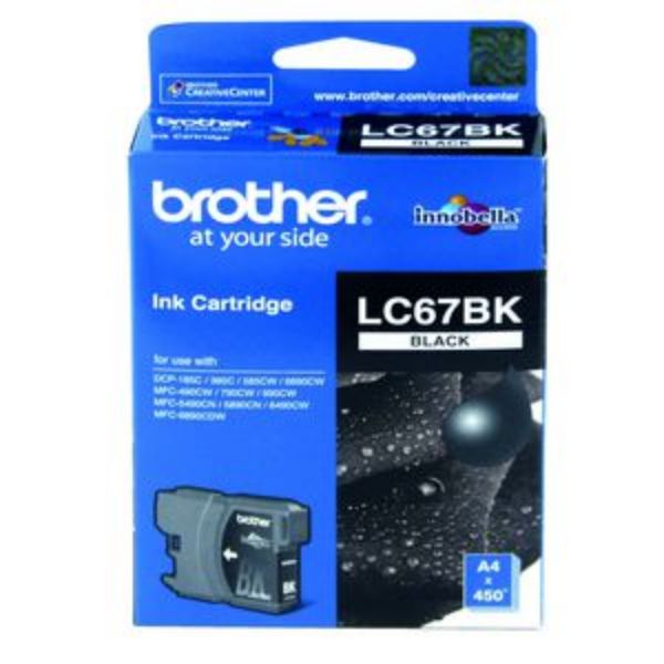 Picture of BROTHER LC-67 BLACK INK CARTRIDGE