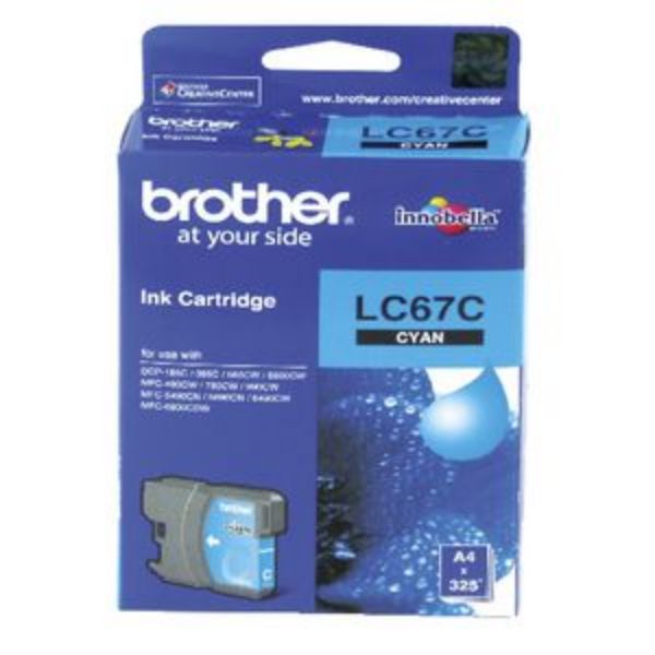 Picture of BROTHER LC-67 CYAN INK CARTRIDGE