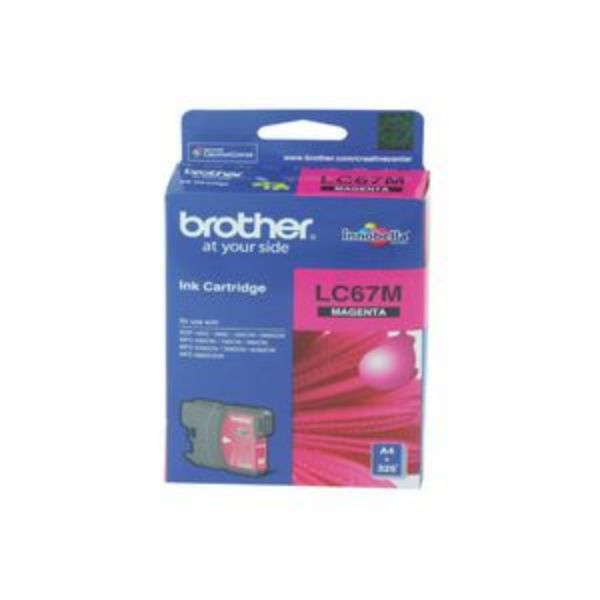 Picture of BROTHER LC-67 MAGENTA INK CARTRIDGE