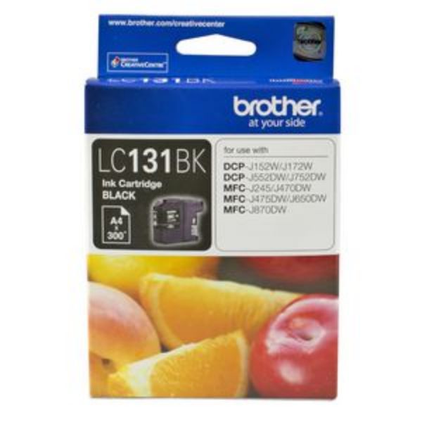 Picture of BROTHER LC-131 BLACK INK CART