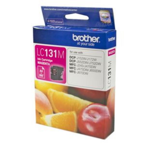 Picture of BROTHER LC-131 MAGENTA INK CARTRIDGE
