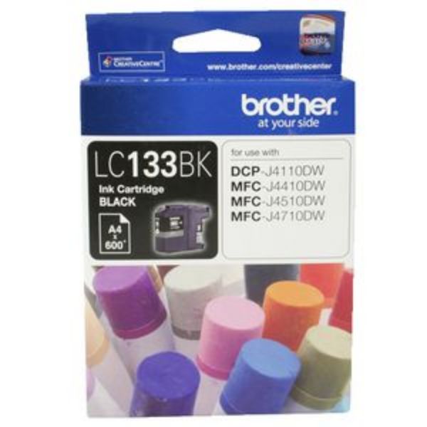 Picture of BROTHER LC-133 BLACK INK CARTRIDGE