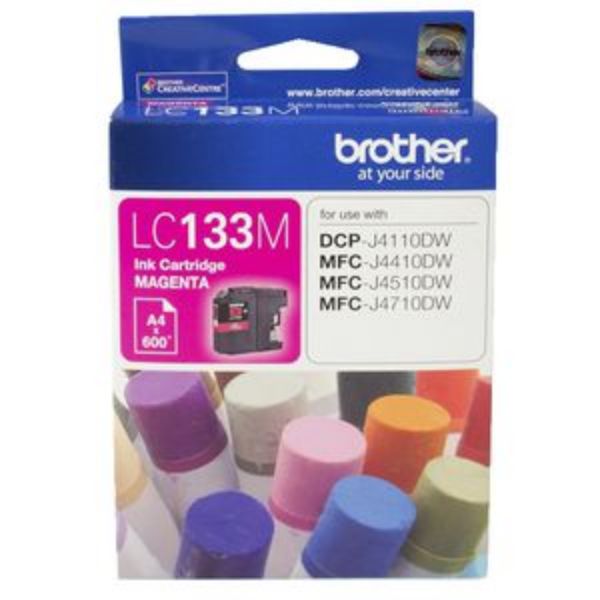 Picture of BROTHER LC-133 MAGENTA INK CARTRIDGE