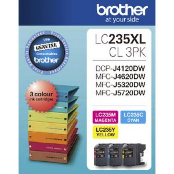 Picture of BROTHER LC-235XL CMY COLOUR PACK