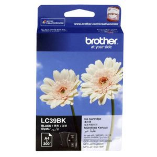 Picture of BROTHER LC-39 BLACK INK CARTRIDGE