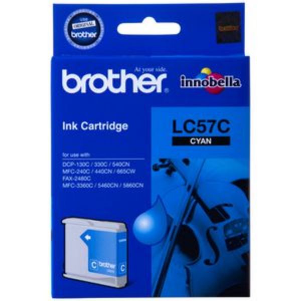 Picture of BROTHER LC-57 CYAN INK CARTRIDGE