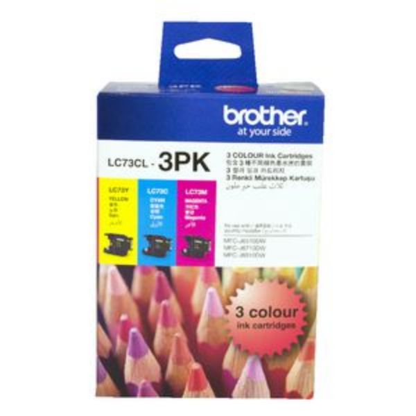 Picture of BROTHER LC-73 CMY COLOUR PACK