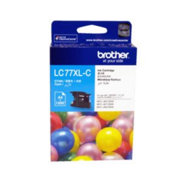 Picture of BROTHER LC-77XL CYAN INK CARTRIDGE