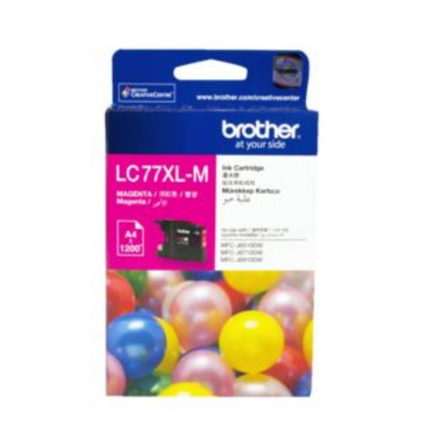 Picture of BROTHER LC-77XL MAGENTA INK CARTRIDGE