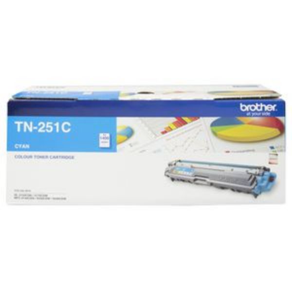 Picture of Brother TN-251 Cyan Toner Cartridge - 1,400 pages