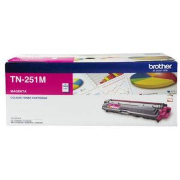 Picture of Brother TN-251 Magenta Toner Cartridge - 1,400 pages