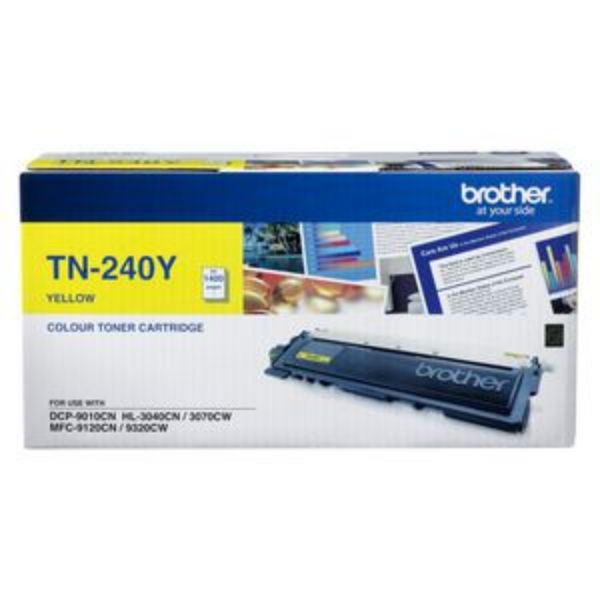 Picture of Brother TN-240 Yellow Toner Cartridge - 1,400 pages