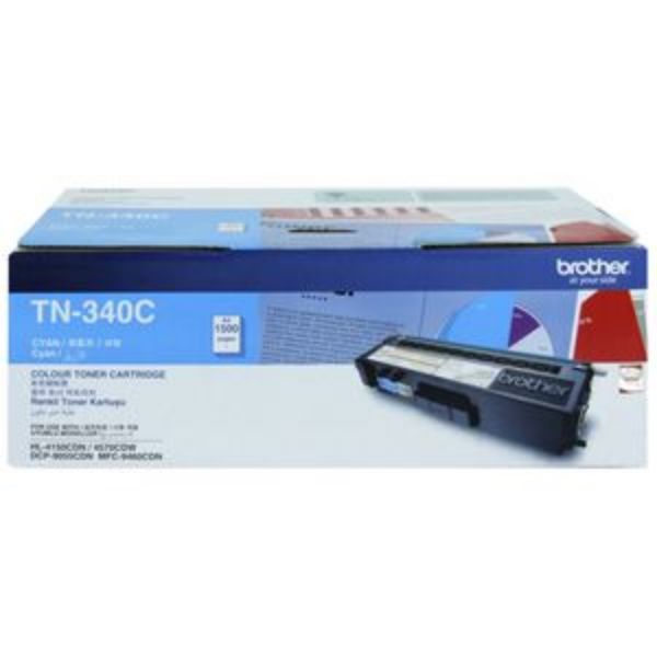 Picture of Brother TN-340 Cyan Toner Cartridge - 1,500 pgs