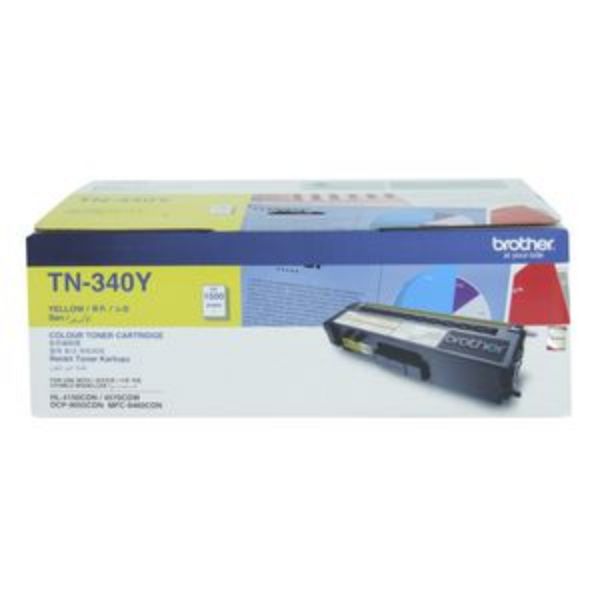 Picture of Brother TN-340 Yellow Toner Cartridge - 1,500 pgs