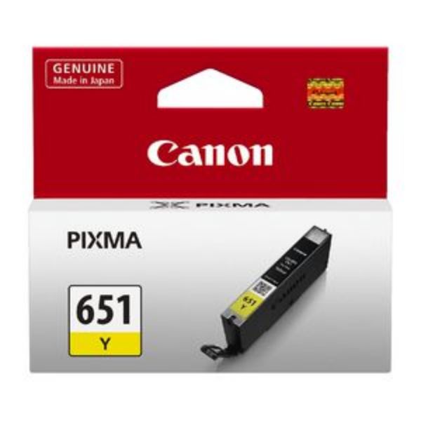 Picture of CANON CLI651 YELLOW INK CARTRIDGE