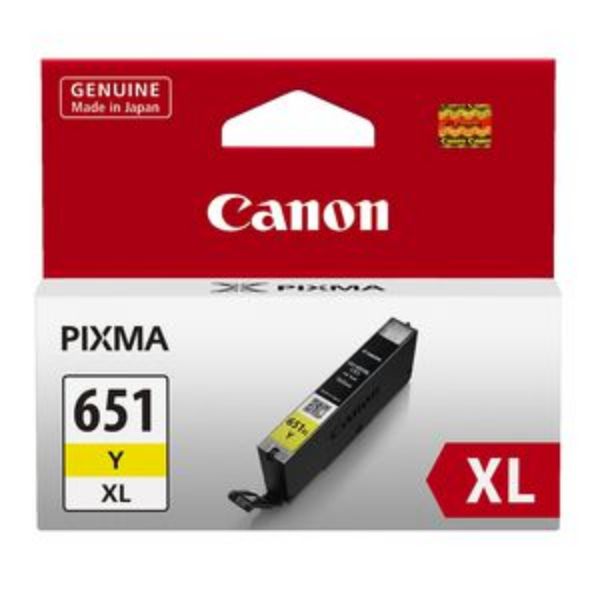 Picture of CANON CLI651XL YELLOW INK CARTRIDGE