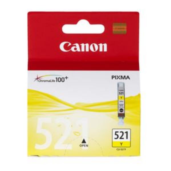 Picture of CANON CLI521 YELLOW INK CARTRIDGE