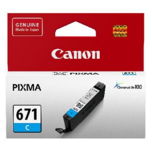 Picture of CANON CLI671 CYAN INK CARTRIDGE
