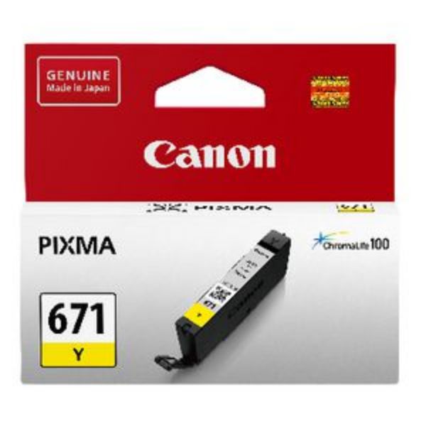 Picture of CANON CLI671 YELLOW INK CARTRIDGE