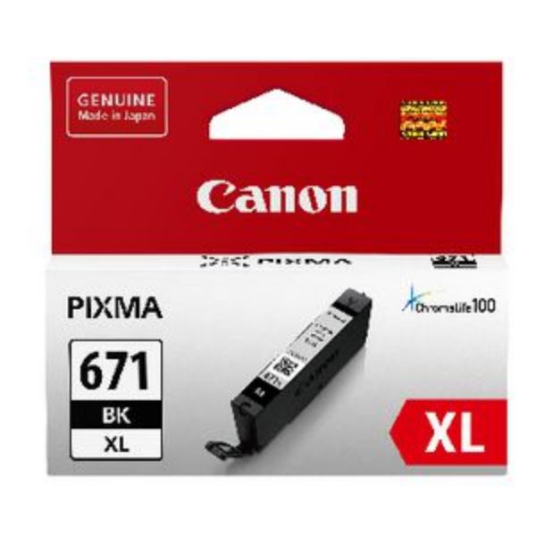 Picture of CANON CLI671XL BLACK INK CARTRIDGE