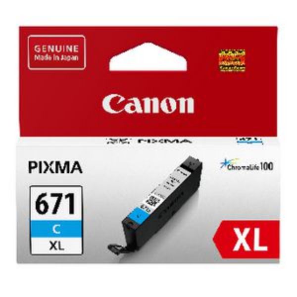 Picture of CANON CLI671XL CYAN INK CARTRIDGE